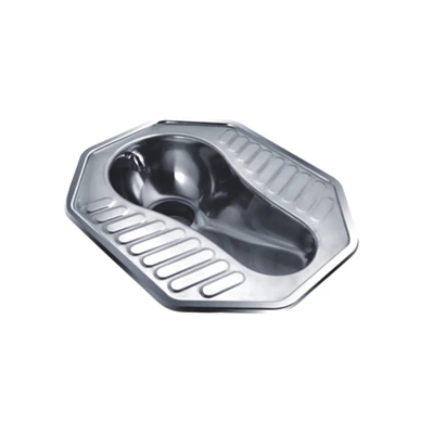 Fängelse toalett rostfritt stål304 squat pan wc fängelse squatting pannor